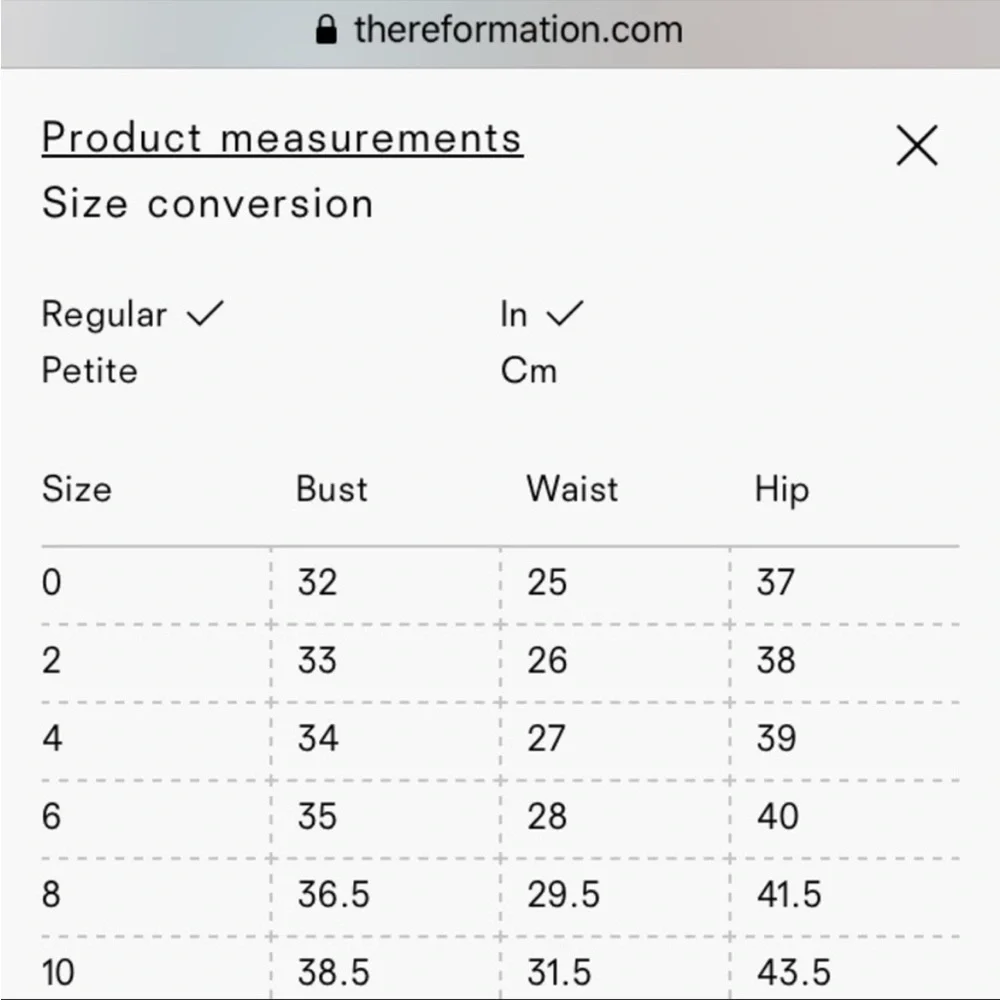 Reformation creed dress sz 2 - Picture 7 of 7